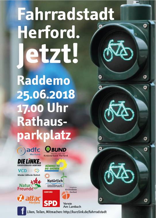 Fahrrad-Demonstration Herford