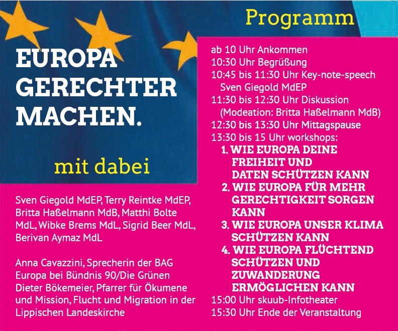 Programm zum Europakongress