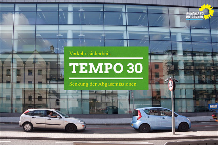 Tempo 30 an Schulen, Kindertagesstätten …