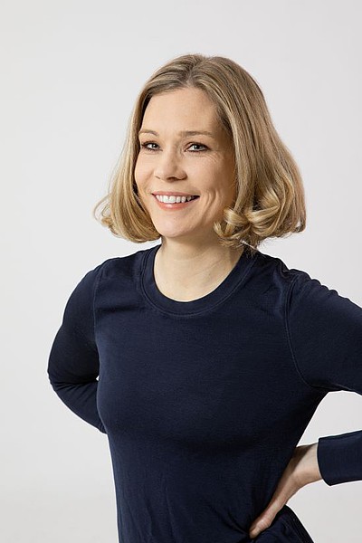 Anna Blundell, Kandidatin für das Europaparlament, kommt nach Herford