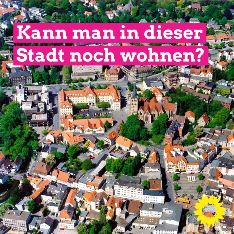 GRÜNE: Wohnraumbedarfsanalyse zeigt erhebliche Lücken im Herforder Wohnraumangebot/“Wir brauchen eine differenziert-zielgruppenbezogene wohnungspolitische Strategie“