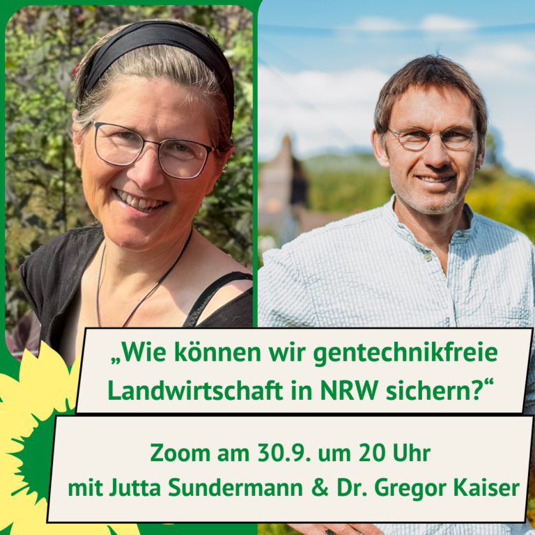 30. September: Videokonferenz „Wie können wir gentechnikfreie Landwirtschaft in NRW sichern?“