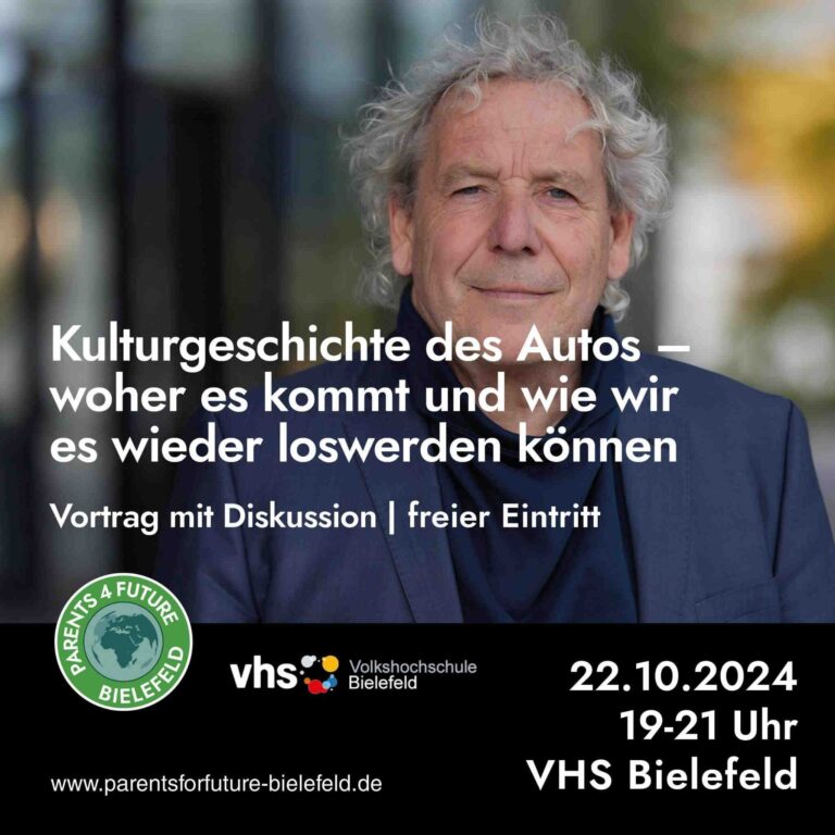 22. Oktober: Vortrag und Diskussion „Kulturgeschichte des Autos“