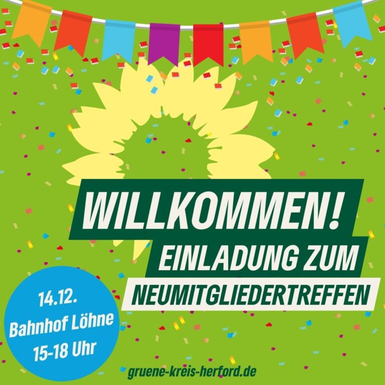 14. Dezember: Neumitgliedertreffen in Löhne