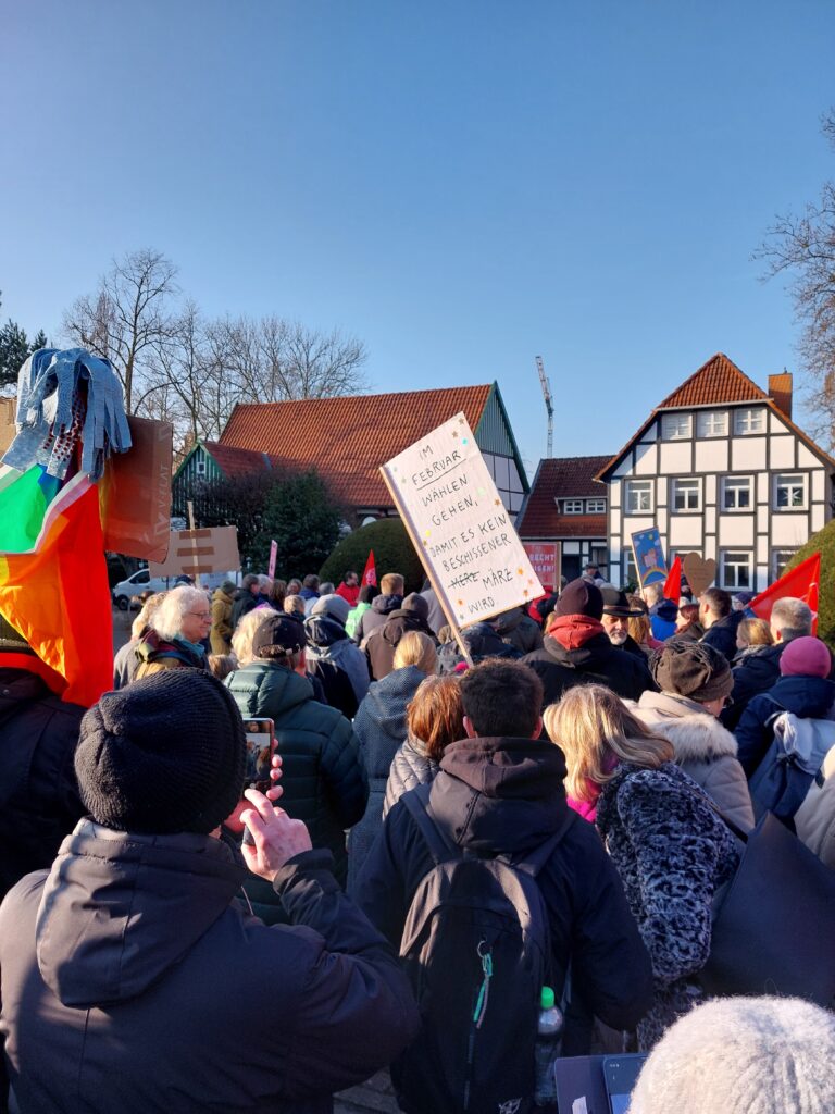 Kundgebung für Solidarität statt Hetze