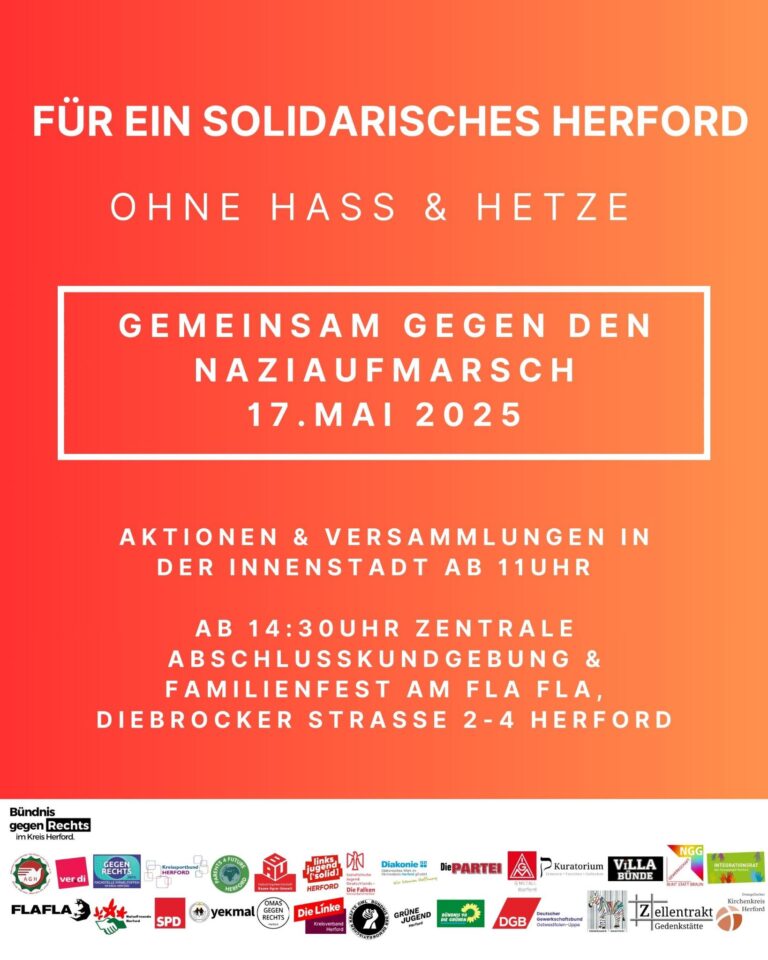 17. Mai : Gemeinsam gegen den rechten Aufmarsch