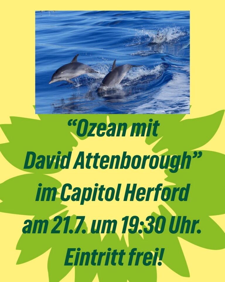 GRÜNES Kino im Capitol zeigt ‚OCEAN mit David Attenborough‘