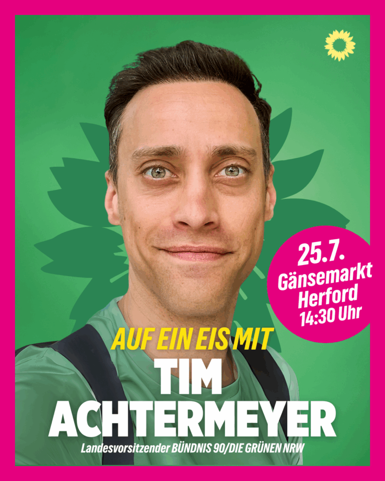25. Juli: Auf ein Eis mit Tim Achtermeyer