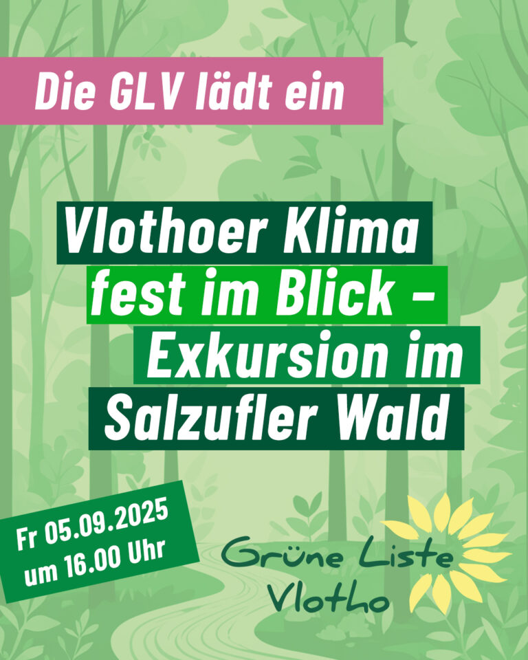 5. September: Vlothoer Klima fest im Blick – Exkursion im Salzufler Wald