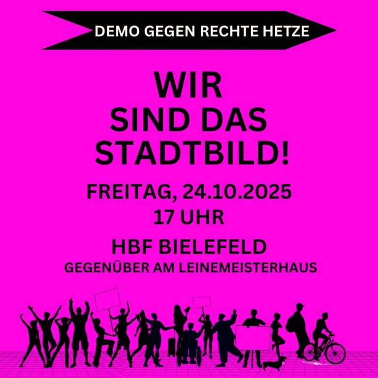 24. Oktober: Demo ‚Wir sind das Stadtbild!‘