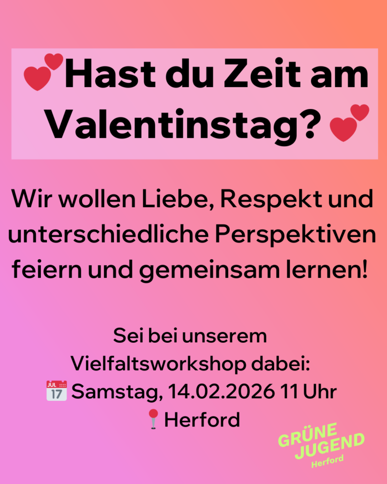 14. Februar: Vielfaltsworkshop am Valentinstag