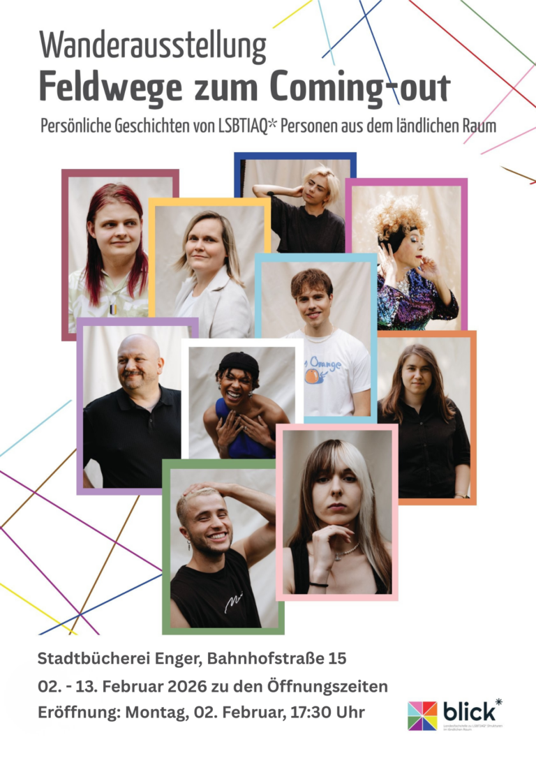 Ausstellung – Feldwege zum Coming Out