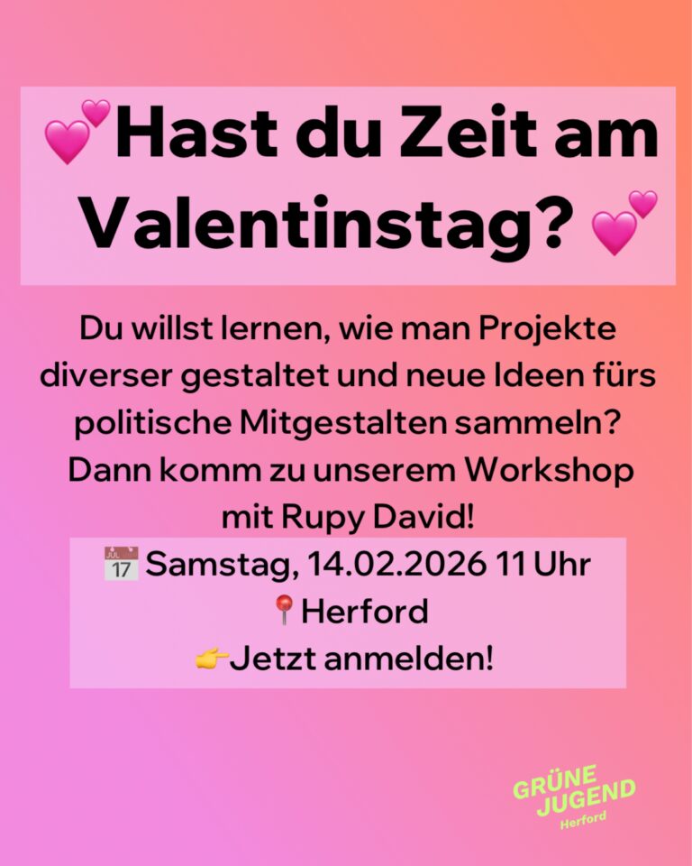 14. Februar: Vielfaltsworkshop der GJ Herford