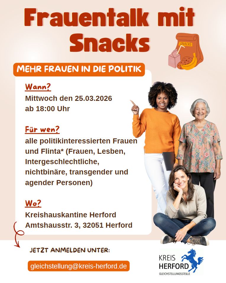25. März: Frauentalk mit Snacks
