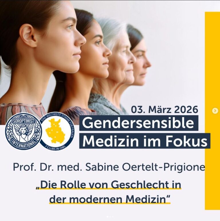 3. März: Vortrag „Die Rolle von Geschlecht in der modernen Medizin“