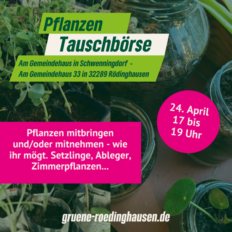 24.April : Pflanzentauschbörse