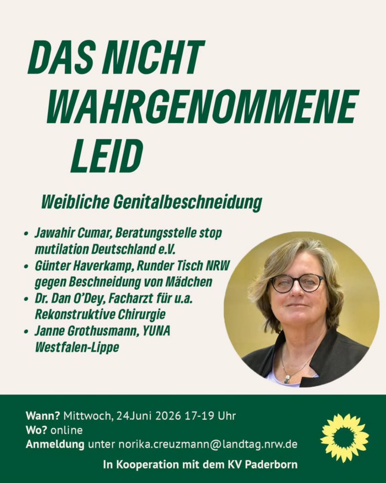 24.06: Das nicht wahrgenommene Leid: Weibliche Genitalbeschneidung (Online)