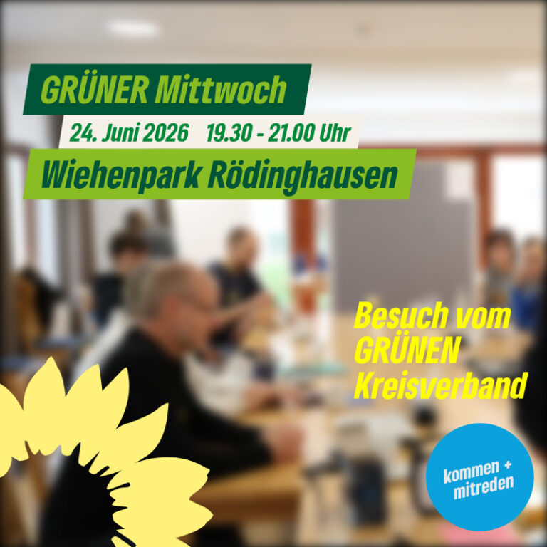 24. Juni: Kreisstammtisch in Rödinghausen