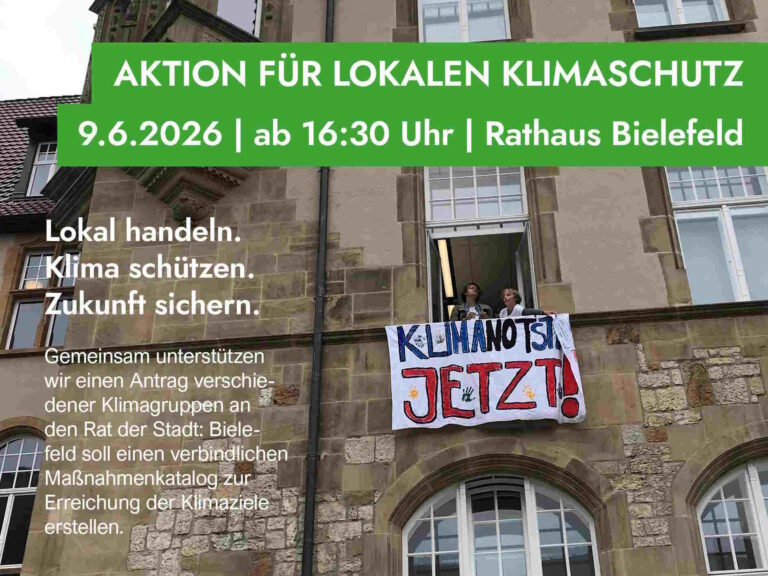 9. Juni: Aktion für lokalen Klimaschutz