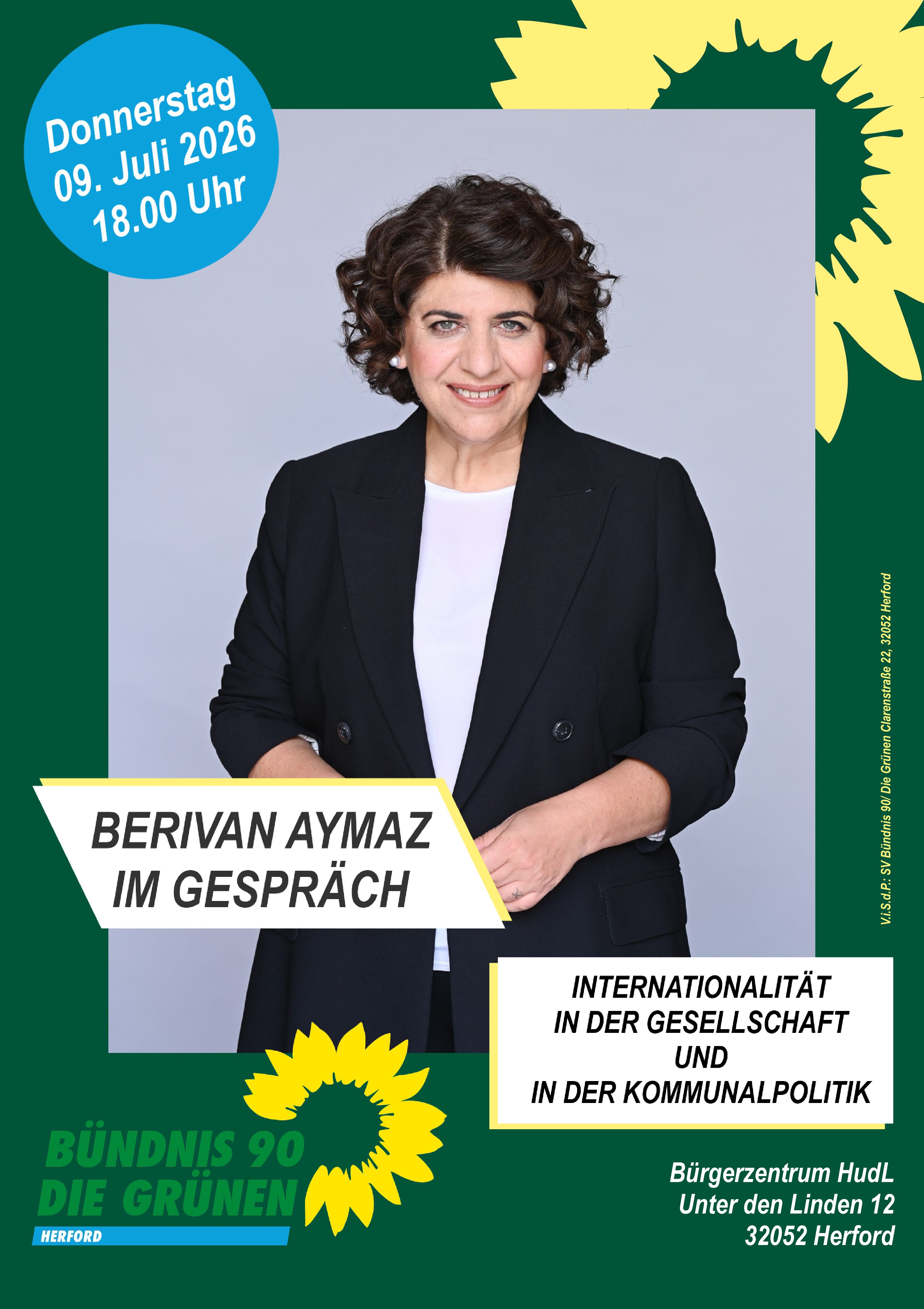 9. Juli: Berivan Aymaz im Gespräch