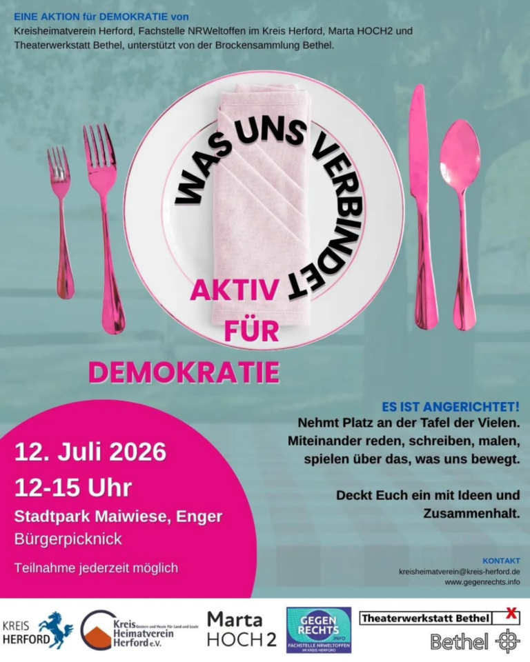 12.Juli: Bürgerpicknick – Aktiv für Demokratie