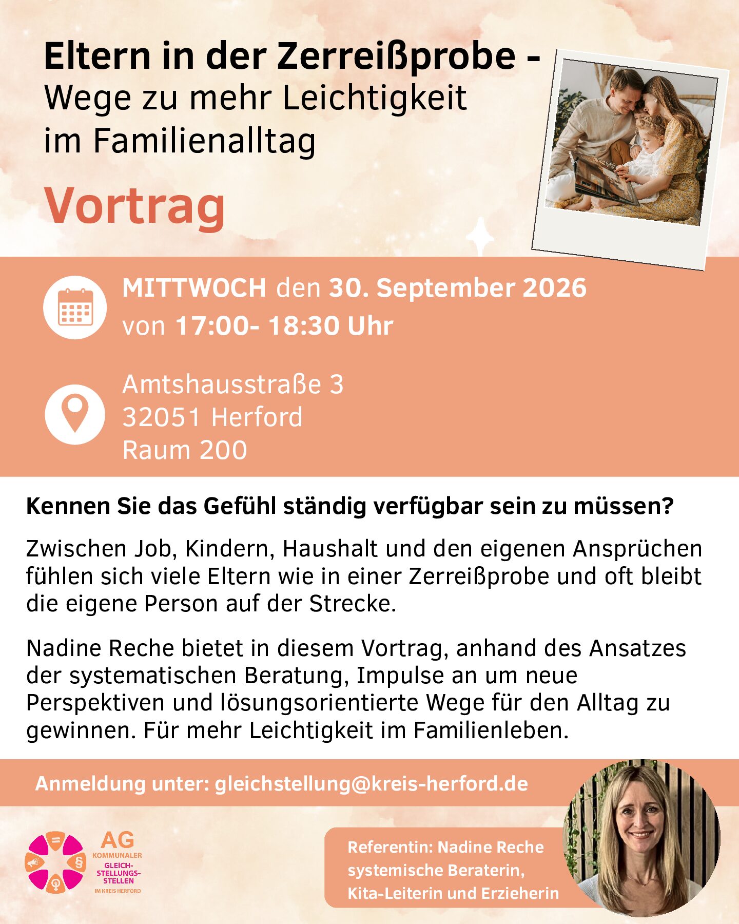30. September:  Eltern in der Zerreißprobe