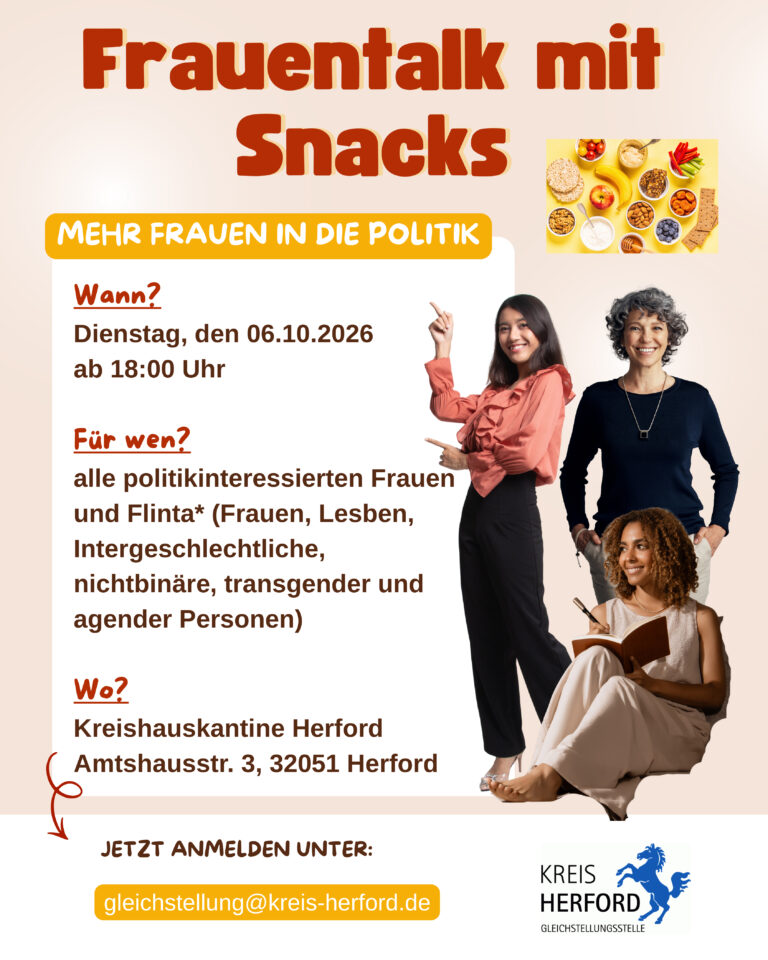 6. Oktober: Frauentalk mit Snacks